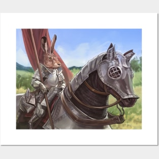 Hare Knight Posters and Art